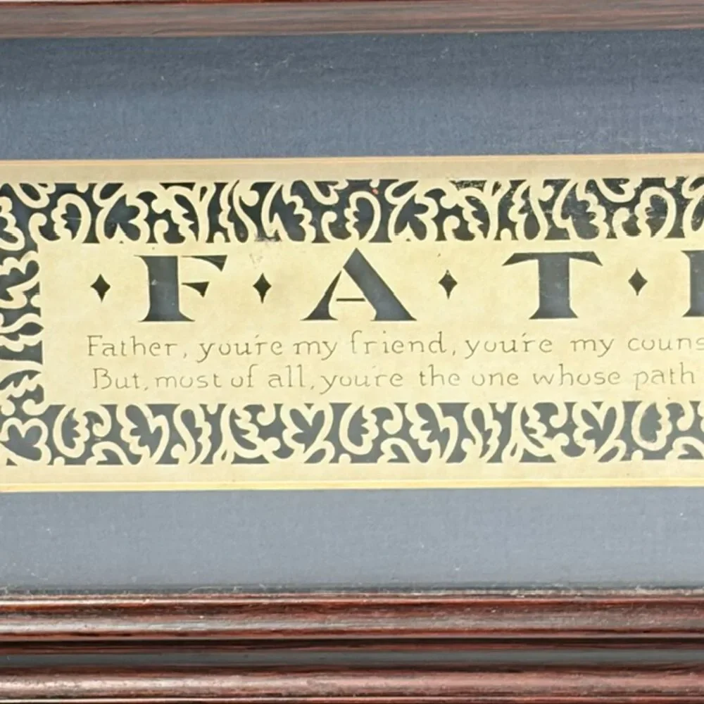 Cindy Jacobs Ltd Father Laser Cut Framed Wall Plaque Christian Decor